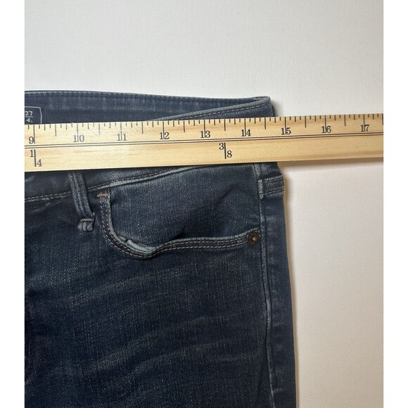 ABERCROMBIE & FITCH Harper Super Skinny Denim Blue Jeans Women's Tall 27/4 LONG - Picture 7 of 9